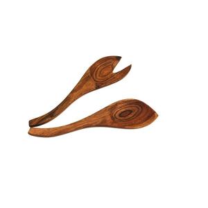 Cubiertos de nuevo diseño superventas para cocina y mesa cubiertos personalizados hechos a mano juego de cubiertos y utensilios de madera - Product Image 1