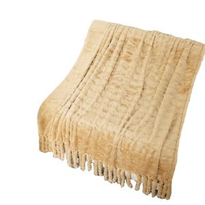 <b>Brown</b> Fleece <b>Throw</b> Blanket Extra Large, Super Soft and Warm Blankets Bed Waffle Textured, Fuzzy and Lightweight - Product Image 1