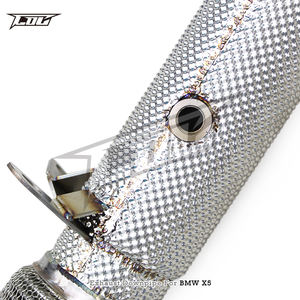 Tubos de escape SUS304 de alto flujo de fábrica, escudo térmico para <span class=keywords><strong>BMW</strong></span> M340i X7 <span class=keywords><strong>40i</strong></span> 540i <span class=keywords><strong>X4</strong></span> <span class=keywords><strong>40i</strong></span> 840i G20 B58 3,0 T, tubo de escape recto - Product Image 4