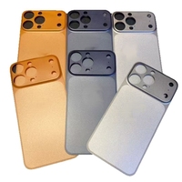 Film de protection populaire à changement instantané 17 pour iPhone 13 14 15 16 Pro Max, film adhésif intégré pour fenêtre large givré