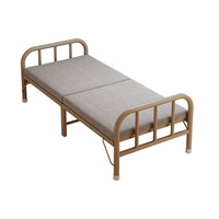 Nouveau Lit Pliant Extensible Inclinable 2026 avec Cadre en Acier Inoxydable, Portable, pour Hôtels, Style Simple et Moderne