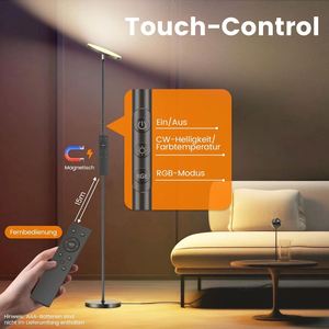 Lámpara de Pie LED para Sala de Estar, Regulable, 36 W, Súper Brillante, con Cambio de Color, Moderna, con Control Remoto - Product Image 6