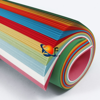 Papel de color Colorido Pastel Brillante Rojo Negro Suave Pulpa de madera Personalizado Escuela Oficina Copia Papel A4 80