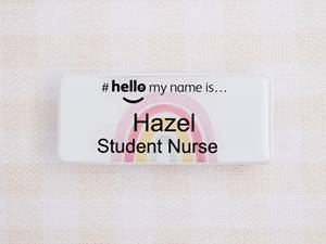 Badge nominatif enrouleur en résine OEM/ODM, thème Anime 'Hello My Name Is Rainbow', pour étudiants, infirmières, médecins, accouches, personnel hospitalier et des professionnels de la Santé (NHS) - Product Image 6