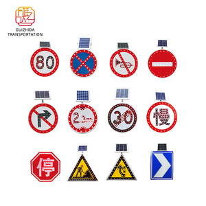 <span class=keywords><strong>Segnaletica</strong></span> Stradale all'Ingrosso, Segnale Lampeggiante a Energia Solare, Cartello LED Lampeggiante per Strade, Vialetti e Parcheggi - Product Image 2