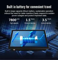 Tablette industrielle tout-en-un Intel I3 I5 I7 Tablette industrielle portable Android Win 10 Os Ordinateur industriel à écran tactile