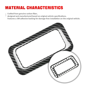 Shashal Cache-Garniture Complet en Fibre de Carbone pour <span class=keywords><strong>Fiat</strong></span> <span class=keywords><strong>500</strong></span> Abarth 595, Autocollant Universel d'<span class=keywords><strong>Accessoires</strong></span> Intérieurs - Product Image 5