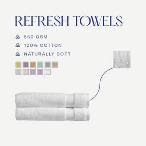 Toallas Faciales Blancas de Color Sólido, 100% Algodón Tejido, Ecológicas, Duraderas, Tamaños Personalizables, con Logotipo, en Oferta - Product Image 4