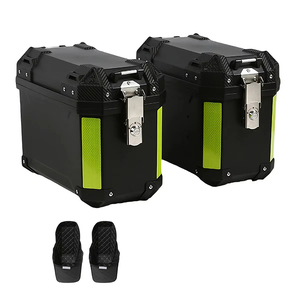 Baúl Trasero <span class=keywords><strong>para</strong></span> <span class=keywords><strong>Moto</strong></span> <span class=keywords><strong>de</strong></span> 20L+20L <span class=keywords><strong>de</strong></span> Material PP Duradero, <span class=keywords><strong>Caja</strong></span> <span class=keywords><strong>de</strong></span> <span class=keywords><strong>Equipaje</strong></span>, Alforja Lateral, Maleta <span class=keywords><strong>para</strong></span> <span class=keywords><strong>Moto</strong></span> - Product Image 1