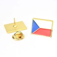Médaille drapeau russe en alliage de zinc plaqué, personnalisable, en gros, petites quantités, en stock usine, cadeau d'affaires Feng Shui