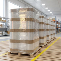 Film étirable LLDPE souple en rouleau jumbo, résistant à l'humidité, pour palettes et matières premières, vente en gros