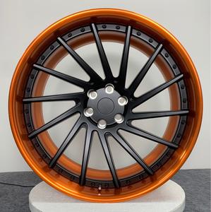 Ruedas Forjadas <span class=keywords><strong>de</strong></span> Dos Piezas Aptas para Mustang Levante Flying Spur Jaguar XFA719/20/21 Aleación <span class=keywords><strong>de</strong></span> Aluminio - Product Image 4