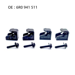 Volkswagen Polo Headlight Mounting <b>Bracket</b> Clips 6R0941511 <b>Plastic</b> Front 4 <b>Brackets</b> With Bolts - Product Image 4