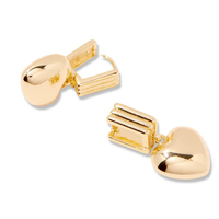 Gemnel 2026 Joyería y Accesorios para Mujer, Chapado en Oro de 14K, Joyería Impermeable, Aretes de Aro Gruesos de Lujo con Dije de Corazón