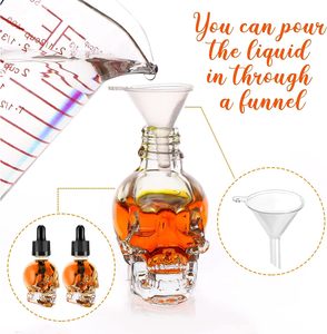 Manufacturers Wholesale Transparent <strong>Skull</strong> Shape Cosmetics <strong>Bottle</strong> Essential Oil Nail Polish <strong>Bottle</strong> Perfume <strong>Glass</strong> <strong>Bottle</strong> - Product Image 5