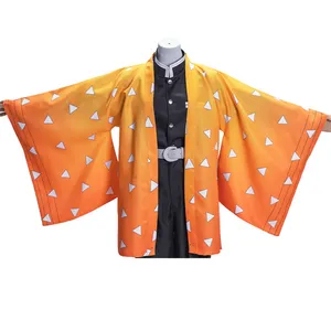 Кимоно для косплея, агацума зенитсу камадо танджиро томиока гиюу кочоу, хаори юката, костюм для ролевых игр