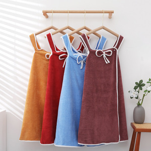 Custom Coral Fleece Bath Wrap Around <strong>Towel</strong> for Woman Thick Bath <strong>Towels</strong> <strong>Towelling</strong> Bath Rope <strong>Dressing</strong> <strong>Gown</strong> - Product Image 4