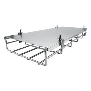 Goulotte de câblage intégrée en treillis métallique galvanisé, revêtement poudré, grille en acier inoxydable 304, ouverte et fixable, pour courants faibles - Product Image 4