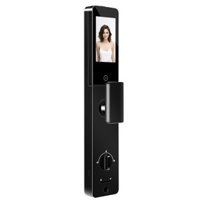 Serrure vidéo intelligente Tuya pour portes en bois et en acier, personnalisable avec fonction œil-de-chat et carte à puce, connectivité Wi-Fi - Product Image 3