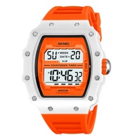 SKMEI 2296 Reloj deportivo digital de colores brillantes para jóvenes