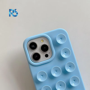 <span class=keywords><strong>Coque</strong></span> de téléphone portable en silicone pur multifonctionnelle avec ventouse, protection de l'appareil photo, étanche, protection à 360° pour / S21 - Product Image 1