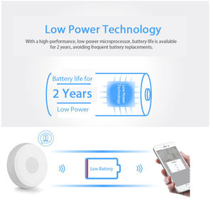 ZB-WI-3 ZigBee เซ็นเซอร์ตรวจจับน้ำรั่วแอปตรวจสอบระยะไกลสำหรับห้องครัว/ห้องน้ำสนับสนุนบ้านผู้ช่วย Zigbee - Product Image 5