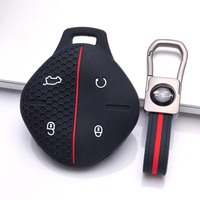 Penutup Kunci Mobil untuk Chery Omoda 5 C5 E5 Jaecoo J7 Tiggo 7 8 9 Pro Arrizo 5 Potongan Presisi Bergaya dengan Gantungan Kunci Anti Gores