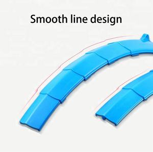 Venta caliente ajustable MTB bicicleta accesorios BMX guardabarros bicicleta guardabarros con luz trasera LED - Product Image 3