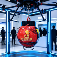Balle d'extinction d'incendie déployable par drone, dispositif de suppression d'incendie transporté par drone pour les incendies d'urgence en pâturages et en immeubles de grande hauteur – Approvisionnement direct usine