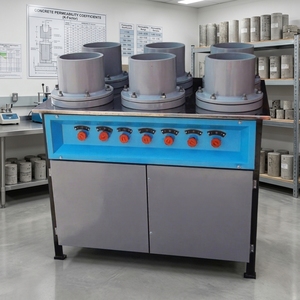 Équipement de laboratoire haute précision pour l'analyse de la perméabilité du béton, avec 6 cellules, multi-tension, garantie 1 an - Product Image 4