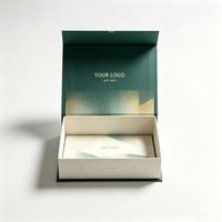 Boîte en carton rigide de luxe personnalisée avec logo, emballage de parfum de haute qualité, boîte cadeau avec couvercle magnétique, boîte cadeau à l'encre de soja