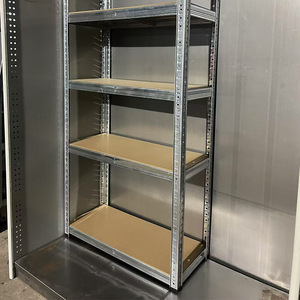 Adjustable Galvanized Steel Shelving Five Tier Storage Rack Garage Standing Type <b>Metal</b> <b>Shelf</b> <b>Unit</b> - Product Image 1