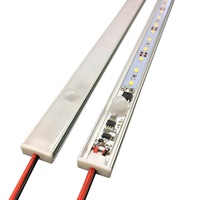 Barre lumineuse LED à détecteur de mouvement PIR DC12V 24V pour escalier