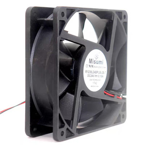 พัดลมระบายความร้อนแบบไร้แปรงถ่าน Misumi R1238L24BPLB-2B-7 24V 0.18A 120 มม. DC - Product Image 1
