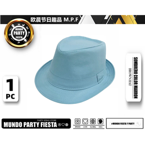 Cappello blu cielo FESTIVAL #21 # # 80516-4WAI berretto elegante per uomo e donna
