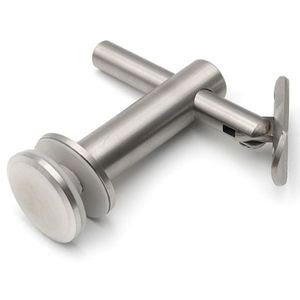 Stainless Steel Glass Connector Curved Movable Support Frame Fixed Bracket Stair Handrail Accessories <b>Wall</b> Bracket Household - Product Image 2