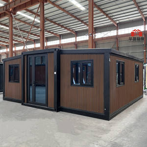 Maisons préfabriquées modernes de conteneur de 20 pieds de luxe pour les résidences modulaires de conception plate de construction immobilière extérieure - Product Image 3