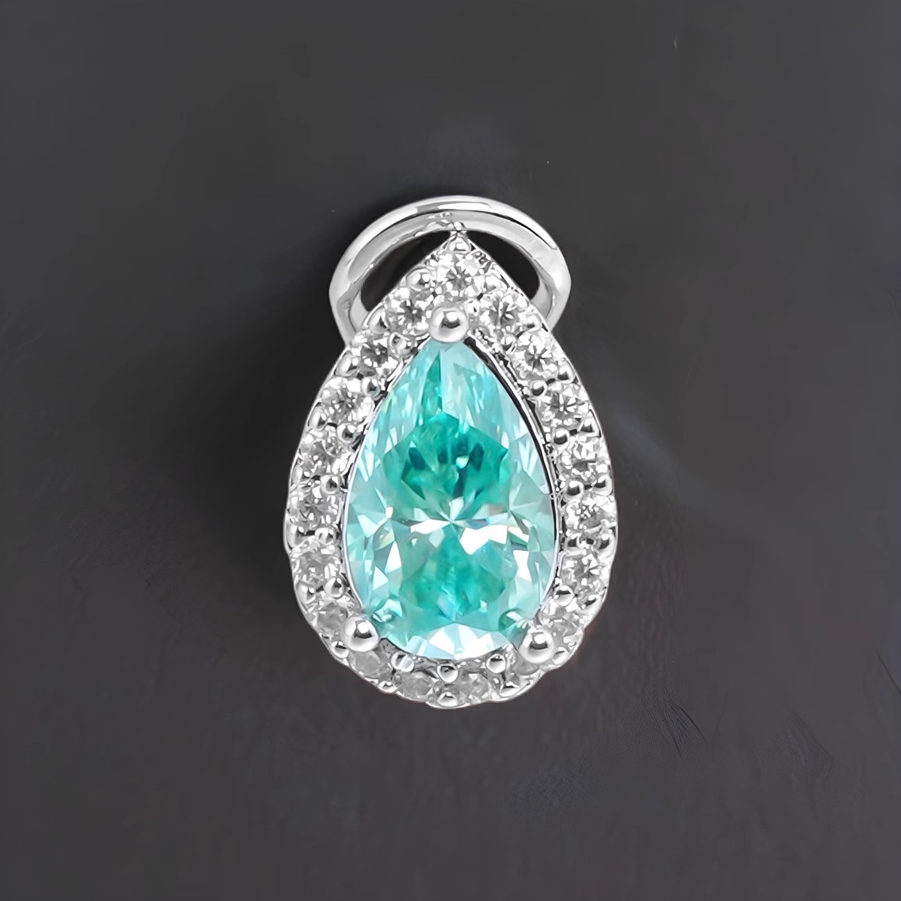 Teardrop-shaped snake head earring [one piece]