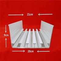 Gouttière pour serre Hydroponique Nft Cultiver des fraises Gouttière en PVC