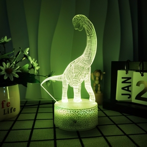 Best Selling 3D USB <b>Plug</b>-In Indoor Nightlight Novel Design Colorful LED Bedside Lamp Practical Gifts for Activities Wholesale - Product Image 1