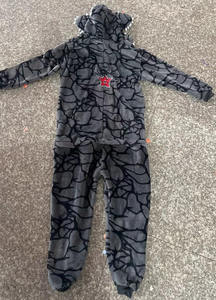 Costume de cosplay de carnaval Demogorgon, combinaison végétale en flanelle, pyjamas assortis pour la famille, peignoir de fête, cadeaux de vacances, <span class=keywords><strong>vêtements</strong></span> M071 - Product Image 4