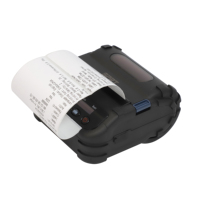 Imprimante thermique portable Bluetooth SPRT Mini 58 mm pour étiquettes, reçus et codes-barres