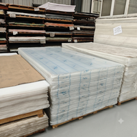 Feuille acrylique à haute transmission 96*48 pouces, taille personnalisée pour la décoration de fenêtres et la protection de sécurité