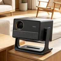 Projecteur d'extérieur professionnel ODM C50N noir avec vidéo intégrée, compatible 3D, contraste élevé, meilleur projecteur à montage au plafond pour home cinéma