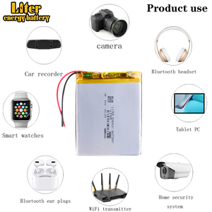 355065 di alta qualità 1650mah 3.7v Lipo batteria ai polimeri di litio ricaricabile per giocattoli <span class=keywords><strong>e</strong></span> elettronica di consumo - Product Image 4