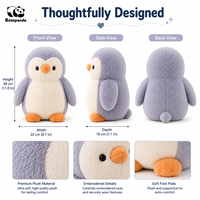 Jouets Compagnons IA Personnalisés |   Jouet en peluche intelligent à interaction émotionnelle avec rembourrage en coton PP, application/WiFi pour enfants