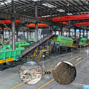 Planta de Clasificación de Residuos Sólidos, Equipo de Clasificación de Basura Urbana a Gran Escala, Línea de Reciclaje Municipal de Basura - Product Image 1