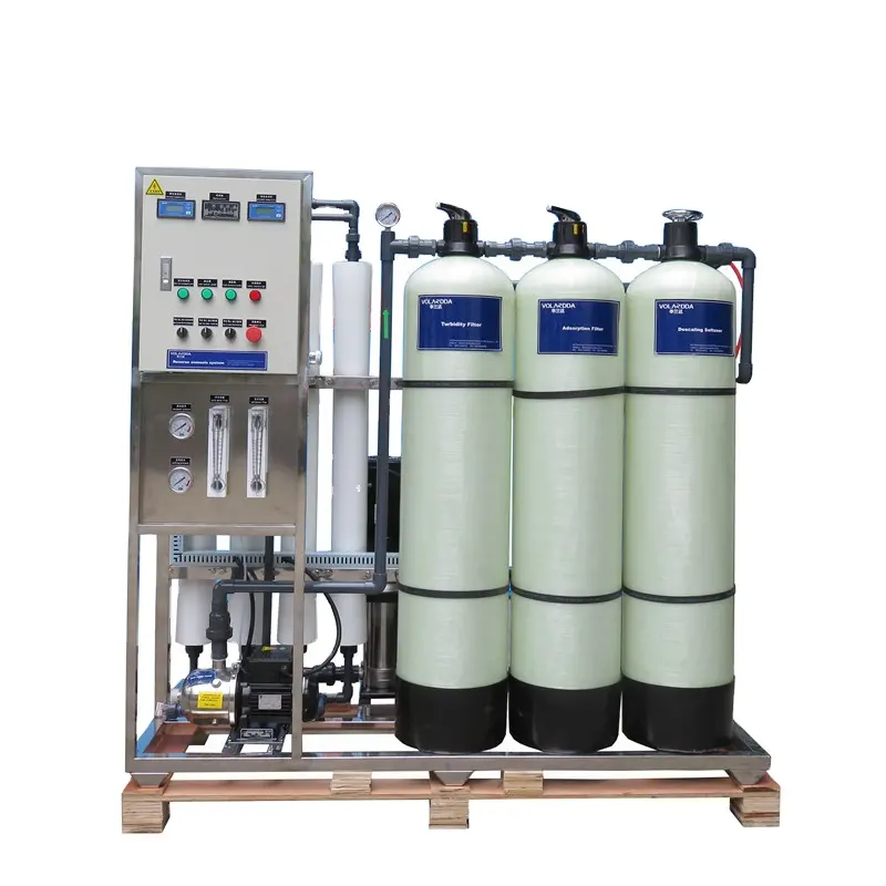 Equipo de agua pura Volardda RO/equipo de agua destilada industrial planta de desalinización de agua de ósmosis inversa