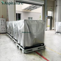 Couverture de plateau d'emballage isolante en aluminium réutilisable, offrant isolation et protection pour le transport de marchandises