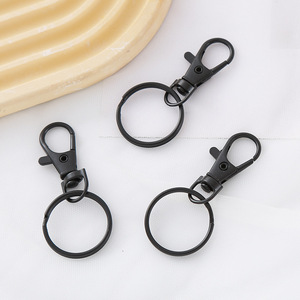 Llavero con cierre de langosta de 35mm, gancho de llavero de Metal de 25mm, accesorio de llavero a granel, colgante DIY, fabricación de joyas, llaveros giratorios de langosta - Product Image 6